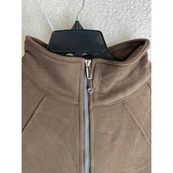 Trendy Queen Oversized Pullover Sweatshirt Brown Size Small New with Tags - Picture 2 of 8